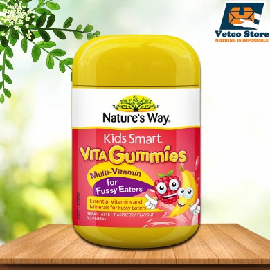 Kẹo Kids Smart Vita Gummies bổ sung Multi-Vitamin cho bé kén ăn